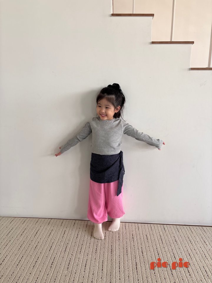 Pie - Korean Baby Fashion - #babyclothing - Mimi Ribbed Tee - 4