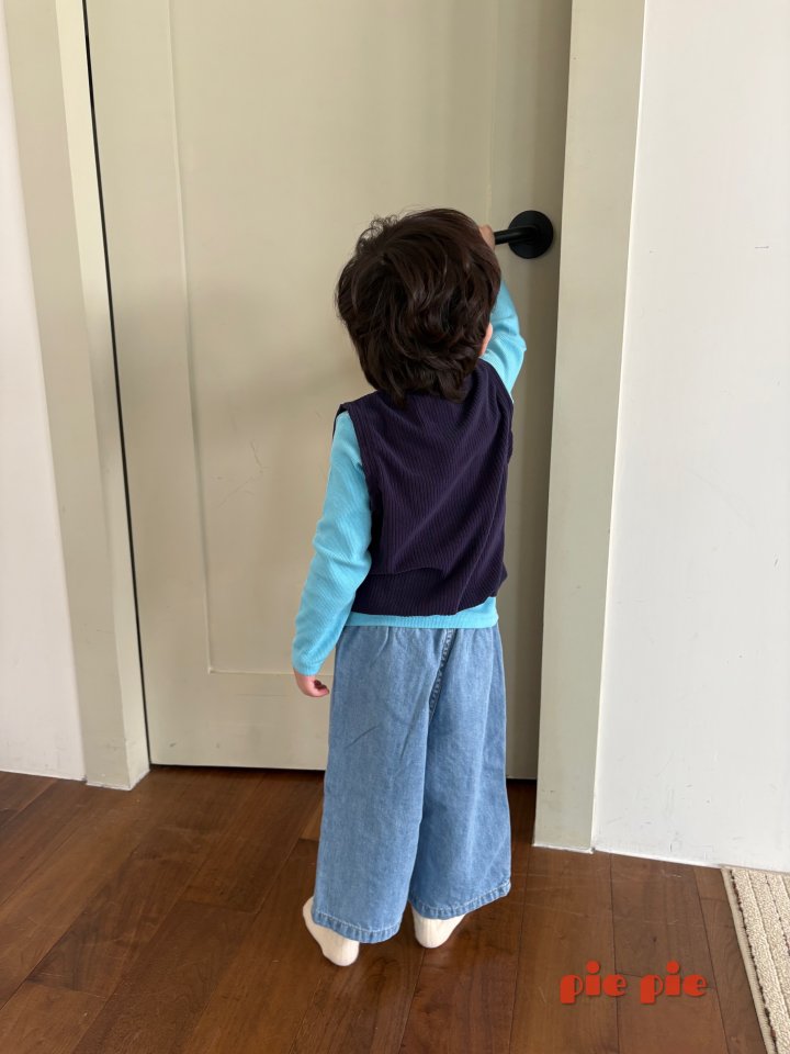 Pie - Korean Baby Fashion - #babyfever - Pin-Tuck Wide Pants - 12