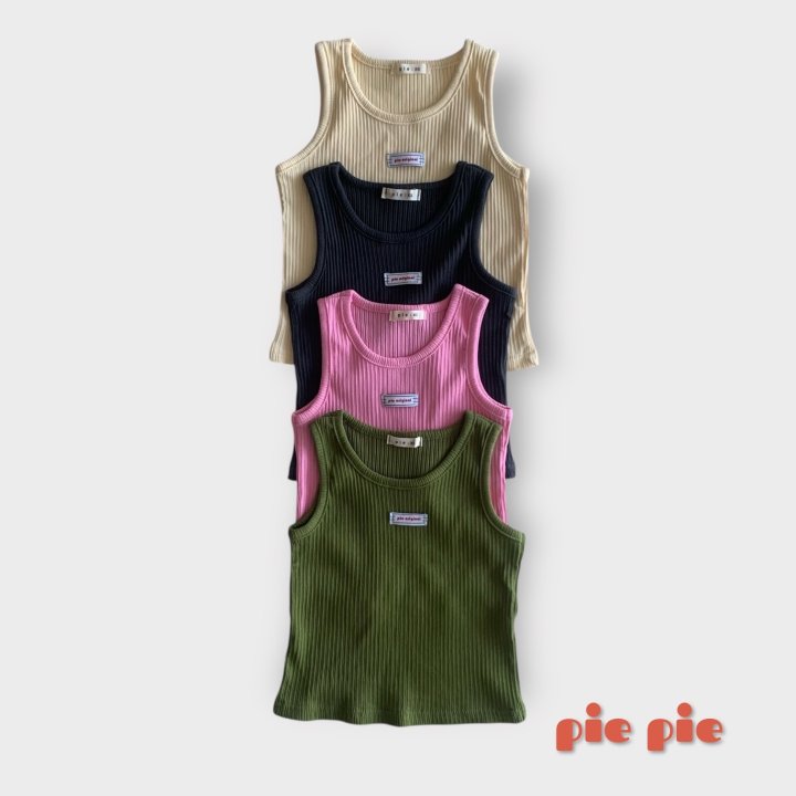 Pie - Korean Baby Fashion - #babyfever - Soft Sleeveless Top