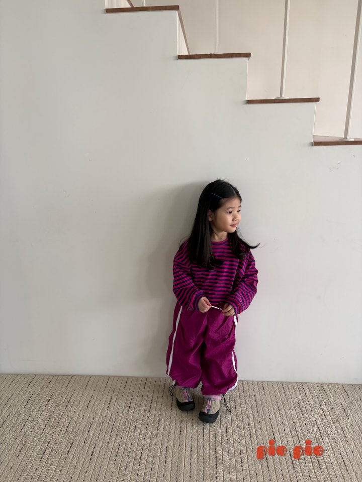 Pie - Korean Baby Fashion - #babygirlfashion - Milk Stripe Tee - 9