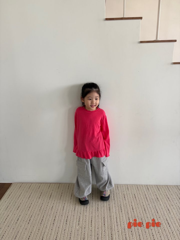 Pie - Korean Baby Fashion - #babyoninstagram - Magenta Cargo Pants - 5