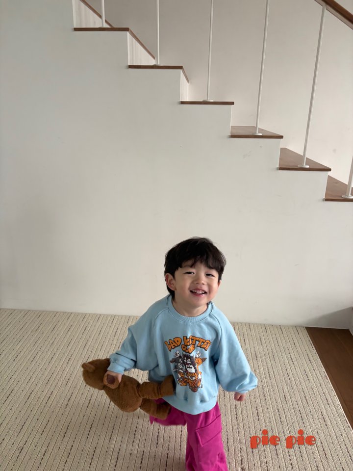 Pie - Korean Baby Fashion - #babyoninstagram - Kitten Sweatshirt - 3