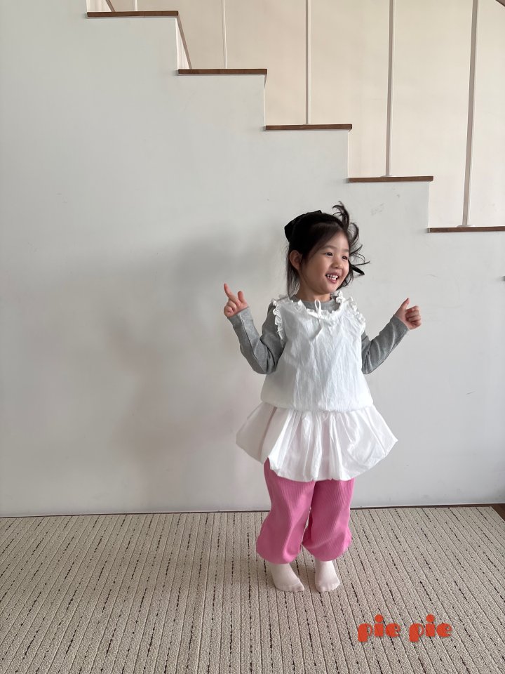 Pie - Korean Baby Fashion - #babyoninstagram - Mimi Ribbed Tee - 8