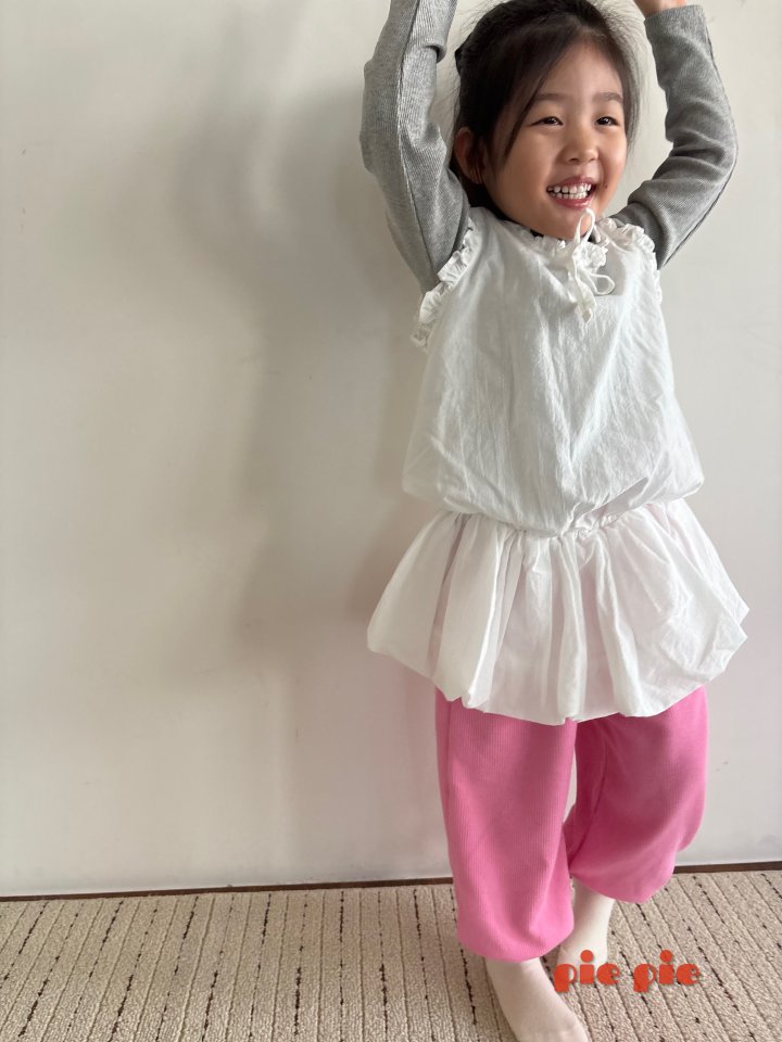 Pie - Korean Baby Fashion - #babylifestyle - Frill Balloon One-piece - 4
