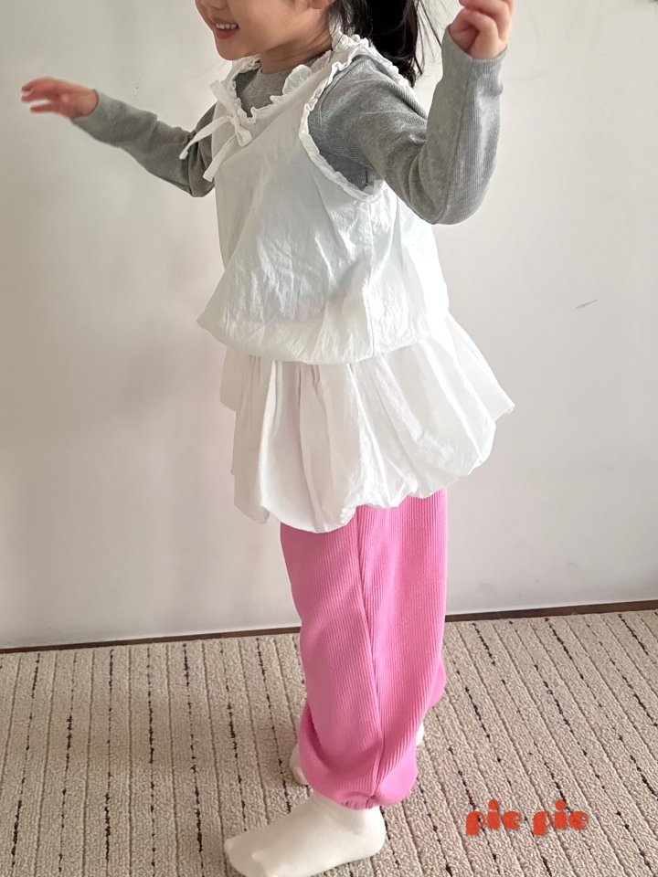 Pie - Korean Baby Fashion - #babyootd - Frill Balloon One-piece - 5