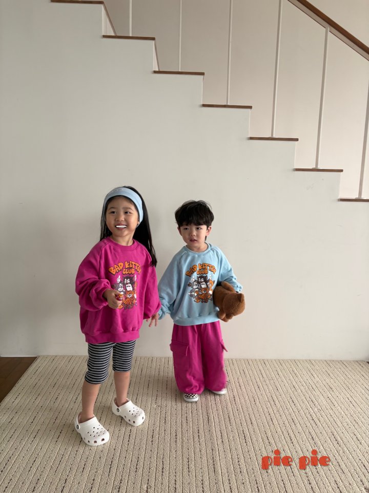 Pie - Korean Baby Fashion - #babyoutfit - Kitten Sweatshirt - 5