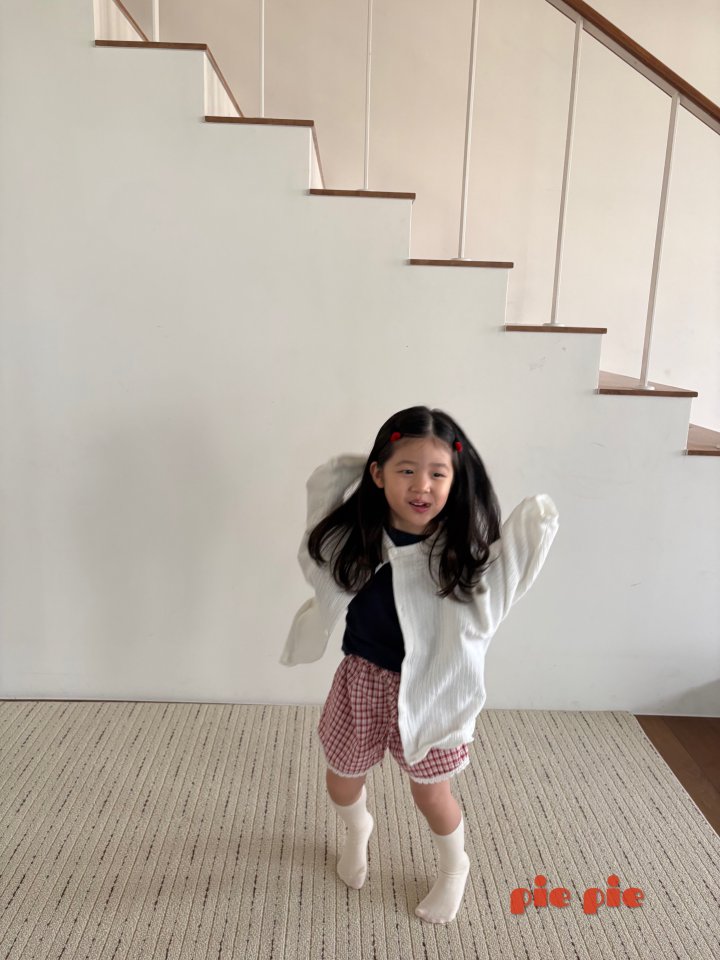 Pie - Korean Baby Fashion - #babyoutfit - Lily Check Shorts - 5