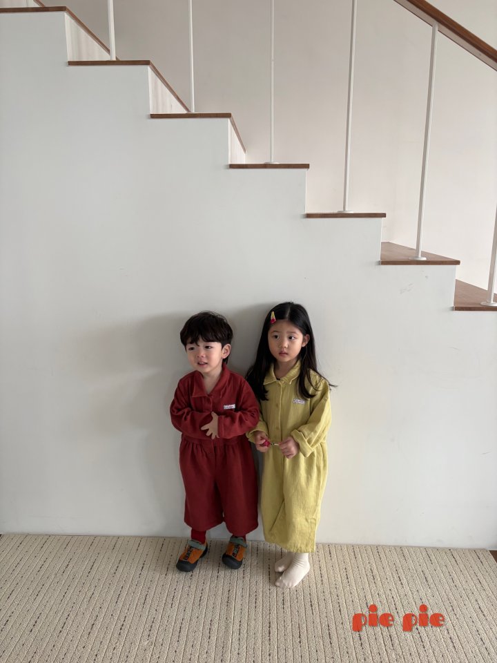 Pie - Korean Baby Fashion - #babyoutfit - Hotdog Jumpsuit - 5