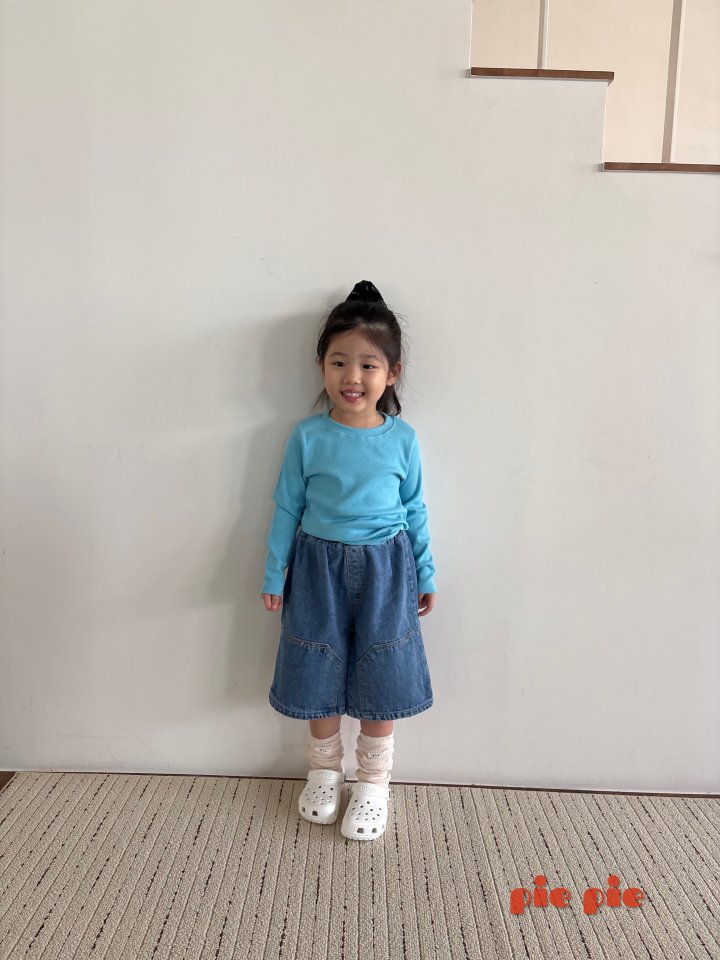 Pie - Korean Baby Fashion - #babywear - Pocket Denim Shorts - 8