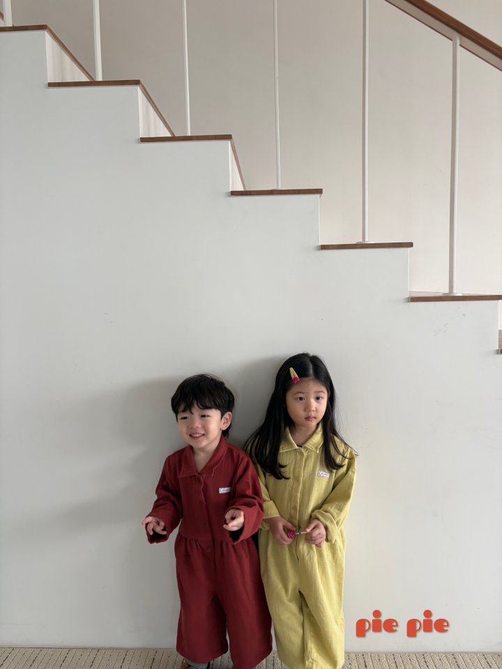 Pie - Korean Baby Fashion - #babywear - Hotdog Jumpsuit - 6