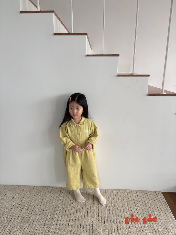 Pie - Korean Baby Fashion - #onlinebabyboutique - Hotdog Jumpsuit - 7