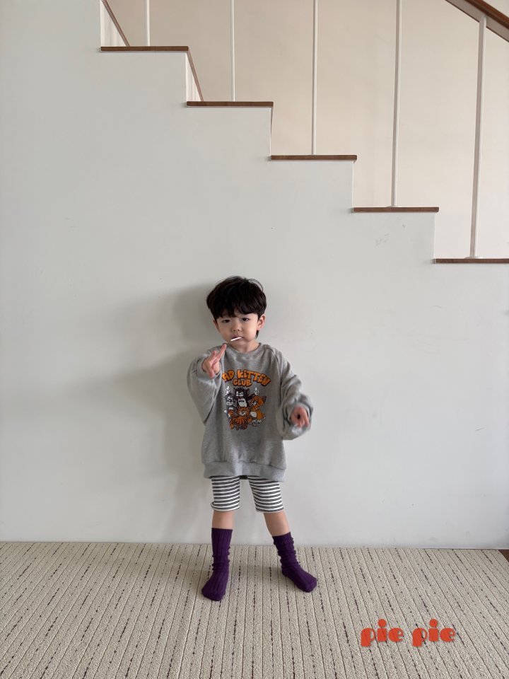 Pie - Korean Baby Fashion - #onlinebabyshop - Kitten Sweatshirt - 9