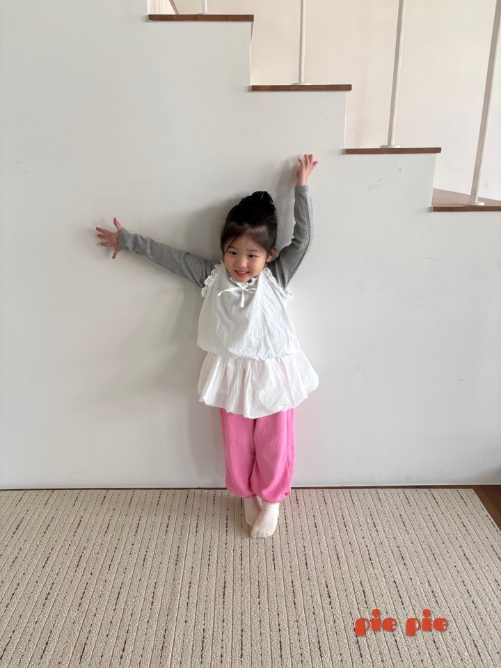 Pie - Korean Baby Fashion - #onlinebabyshop - Frill Balloon One-piece - 10