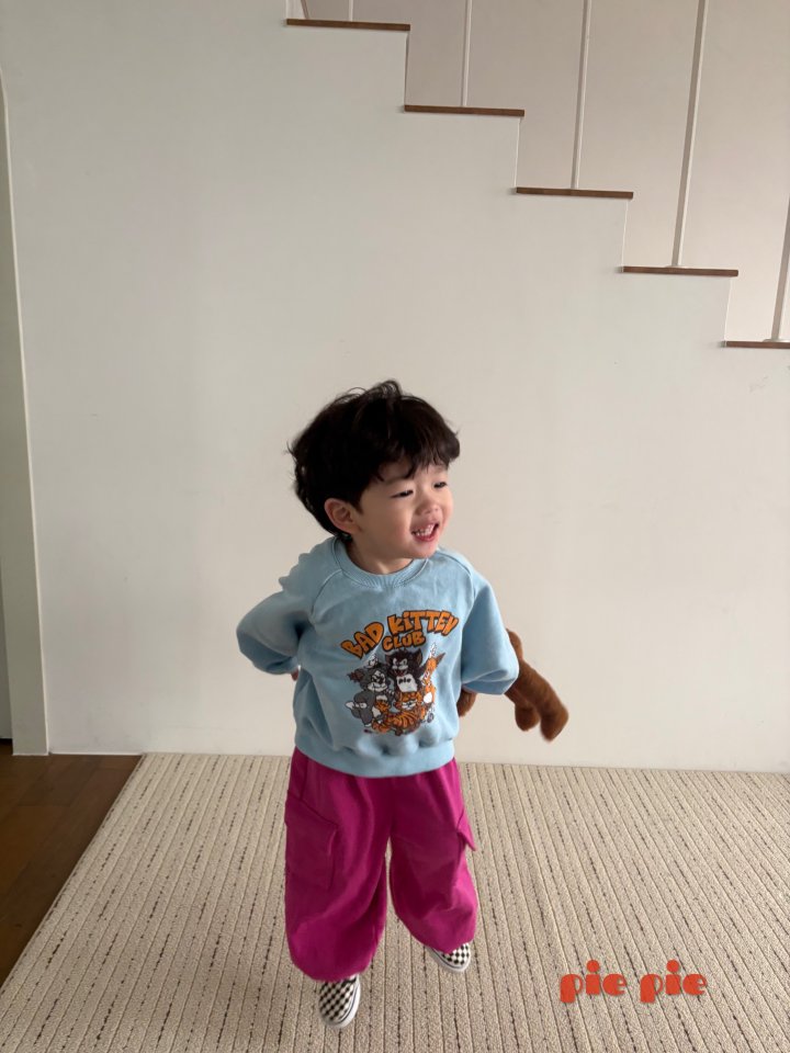 Pie - Korean Baby Fashion - #smilingbaby - Kitten Sweatshirt - 10