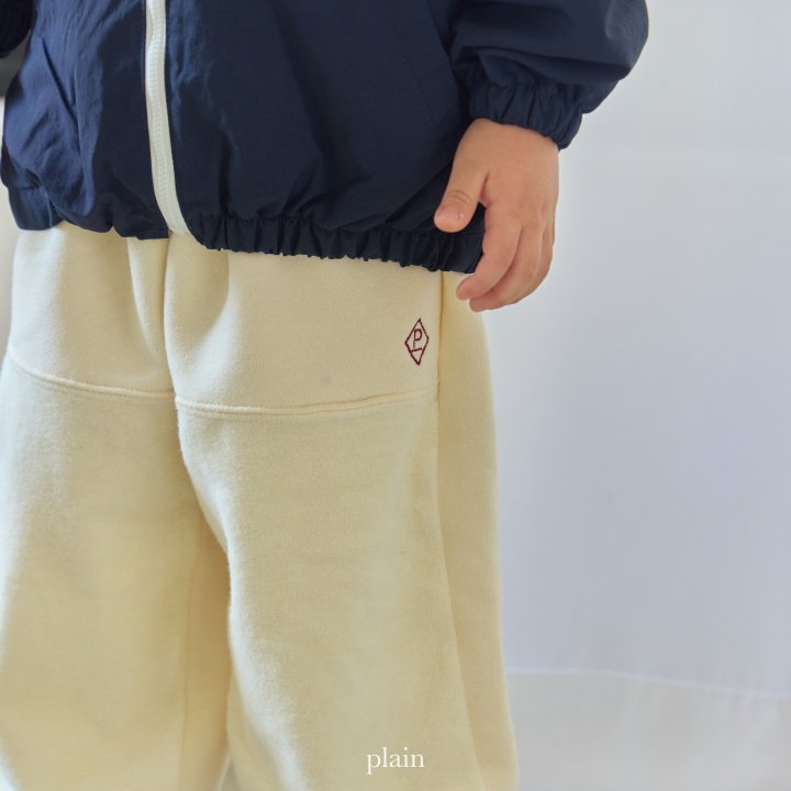 Plain - Korean Children Fashion - #Kfashion4kids - Plain Half Half Jogger Pants - 11
