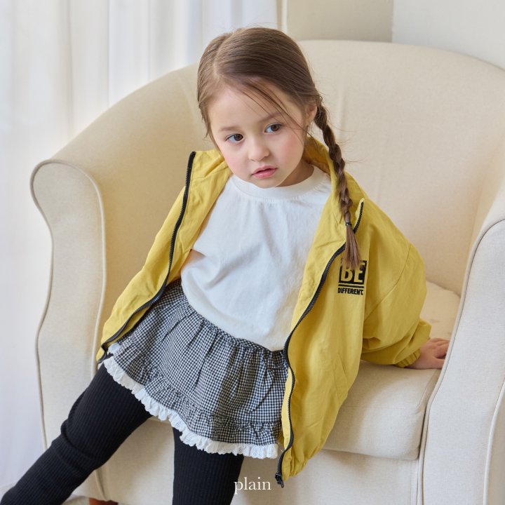 Plain - Korean Children Fashion - #Kfashion4kids - Check Apron - 9