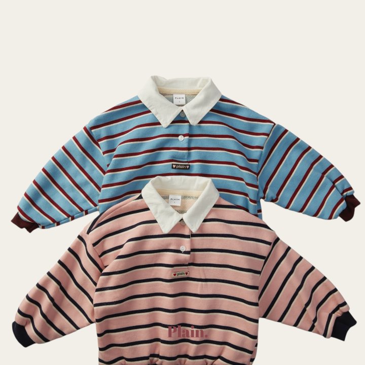 Plain - Korean Children Fashion - #childofig - Plain Collar Sweatshirt - 11
