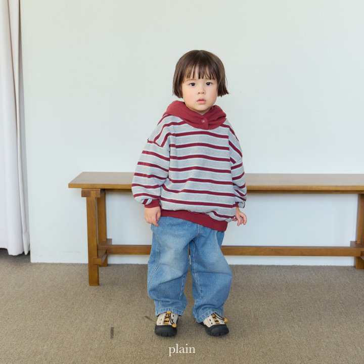 Plain - Korean Children Fashion - #childofig - Plain Seam Denim Pants - 11