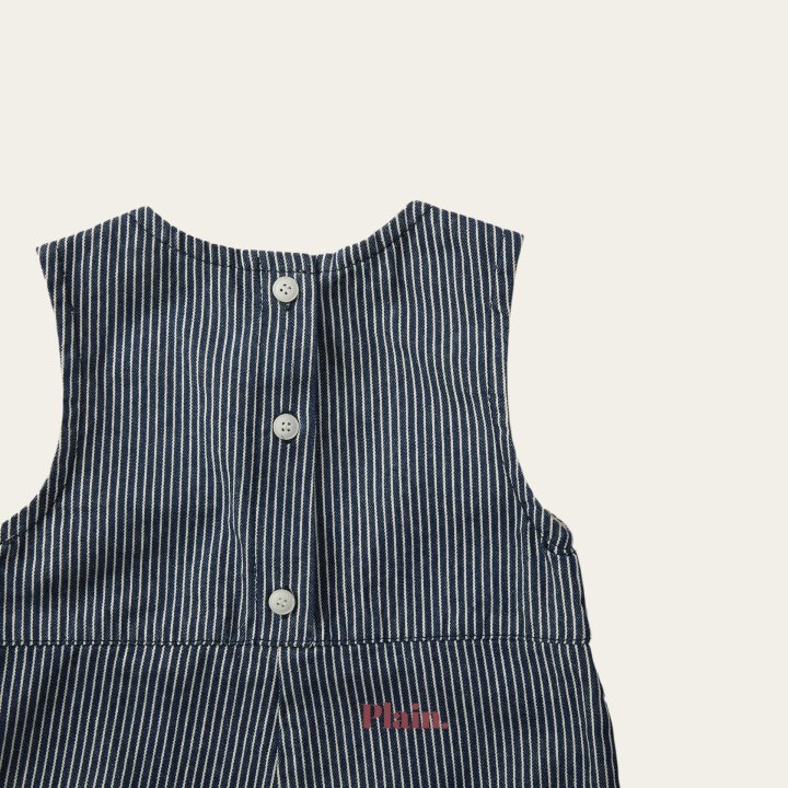 Plain - Korean Children Fashion - #childofig - Striped Jumpsuit - 11