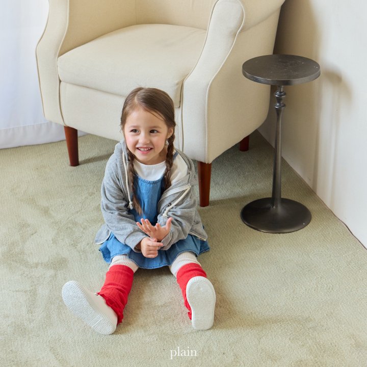 Plain - Korean Children Fashion - #childofig - Denim Flare One-piece - 7