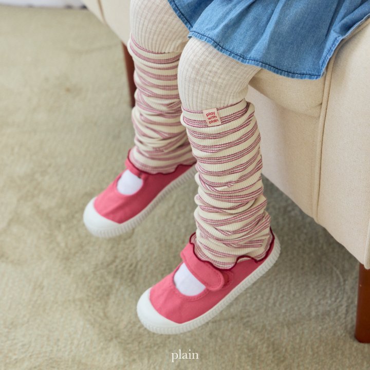 Plain - Korean Children Fashion - #childofig - Bibi Leg Warmers - 4