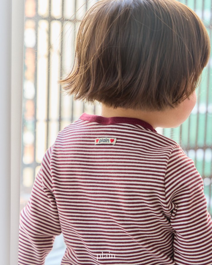 Plain - Korean Children Fashion - #childrensboutique - Plain Slim Tee - 5