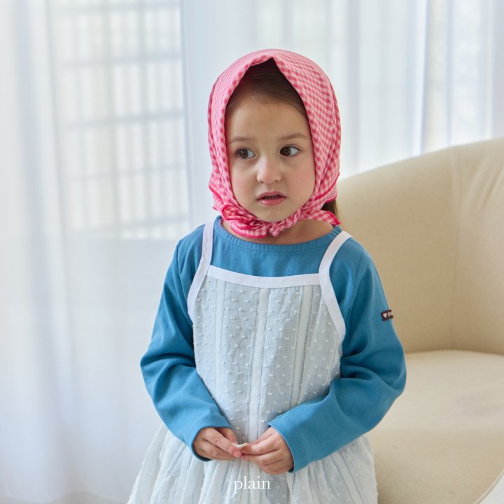 Plain - Korean Children Fashion - #childofig - Plain Boat Neck Tee - 4