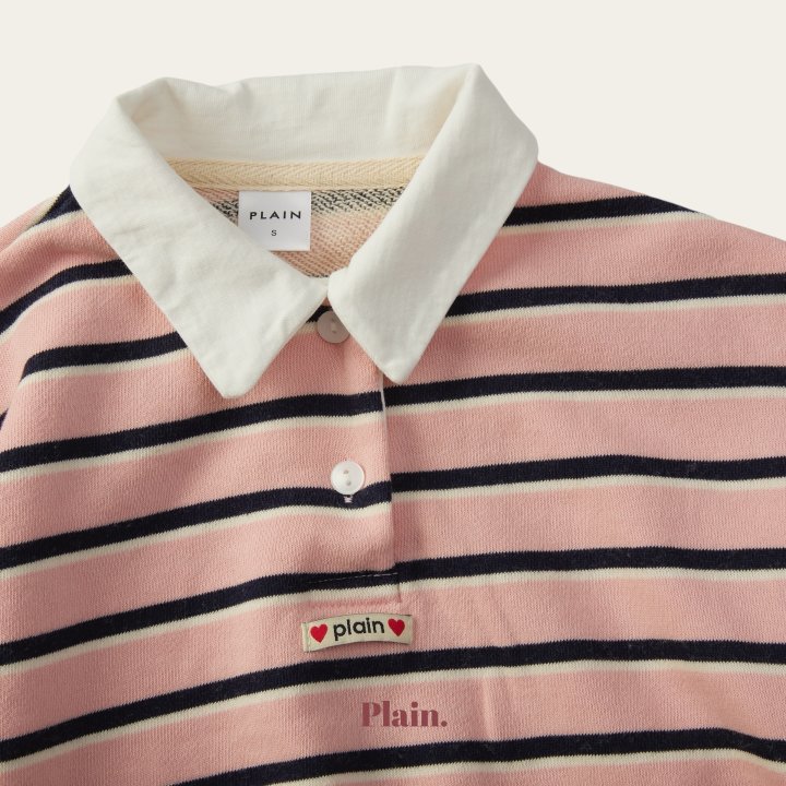 Plain - Korean Children Fashion - #childrensboutique - Plain Collar Sweatshirt - 12