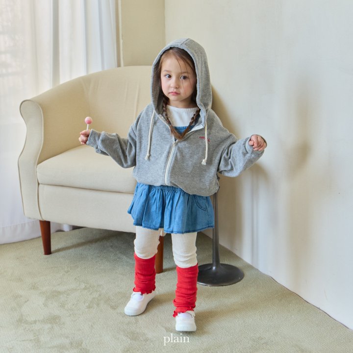 Plain - Korean Children Fashion - #childrensboutique - Denim Flare One-piece - 8