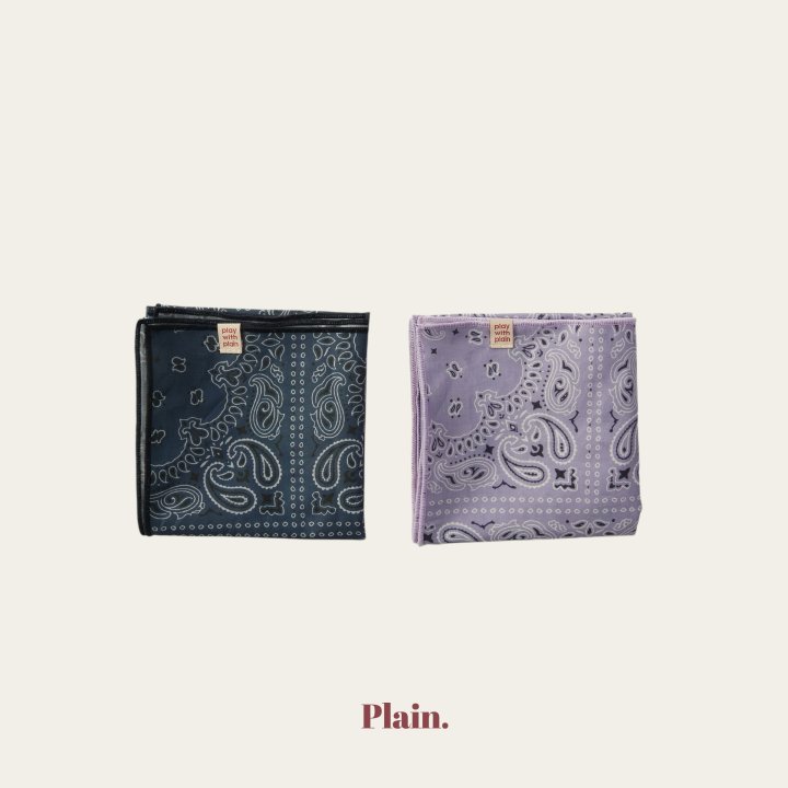 Plain - Korean Children Fashion - #childrensboutique - Paisley Bandana