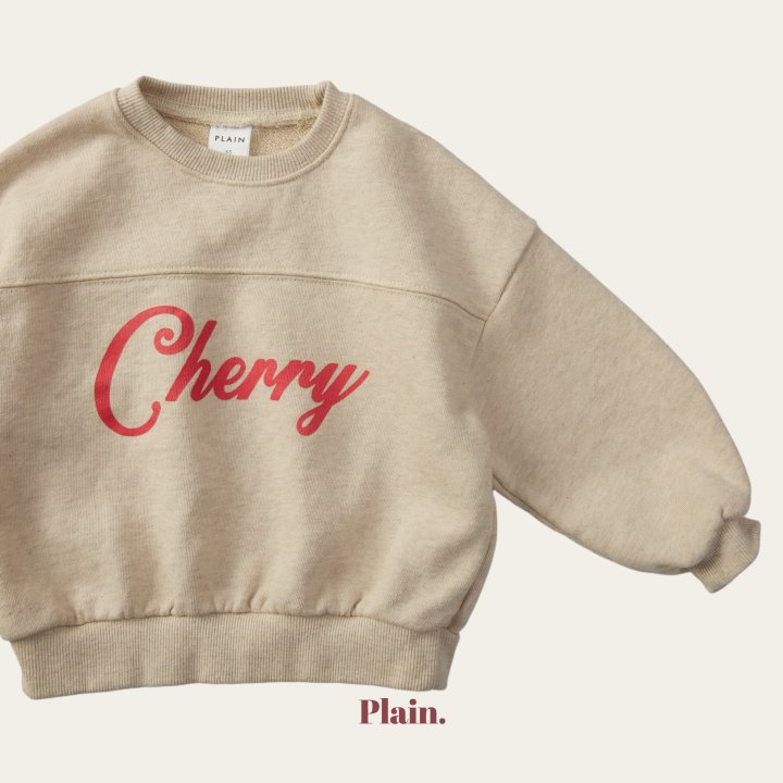 Plain - Korean Children Fashion - #designkidswear - Cherry Sweatshirt - 11