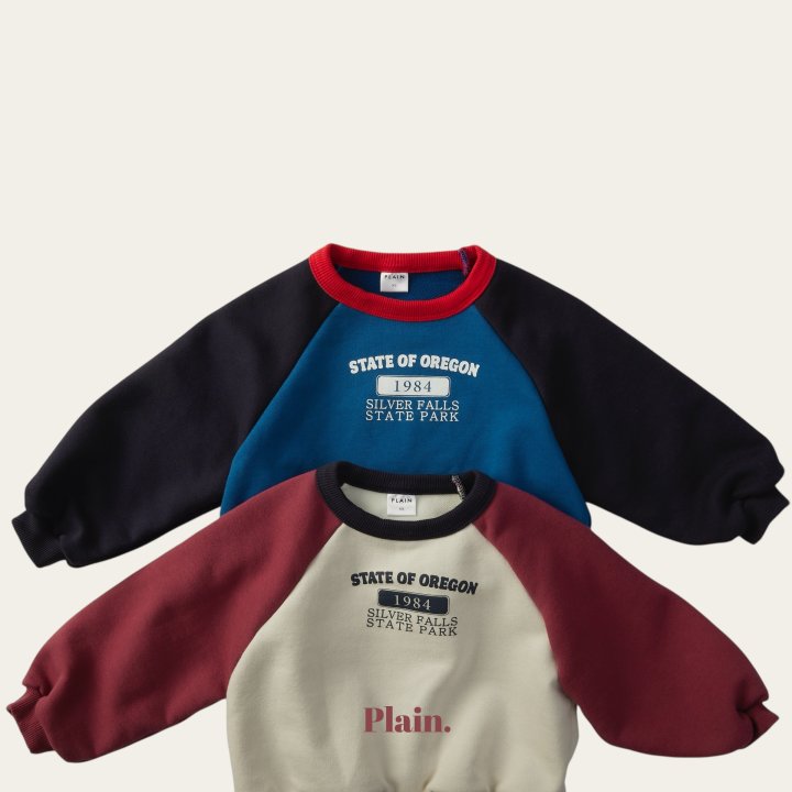 Plain - Korean Children Fashion - #designkidswear - 1984 Raglan Sweatshirt - 9