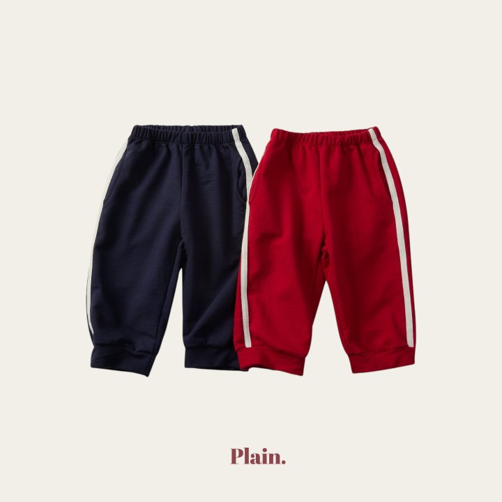 Plain - Korean Children Fashion - #designkidswear - Tape Pants