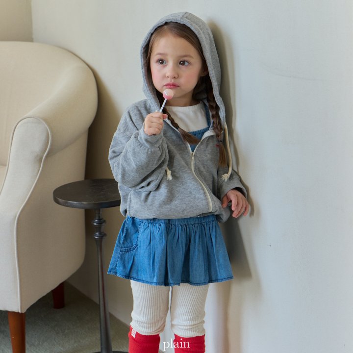 Plain - Korean Children Fashion - #designkidswear - Denim Flare One-piece - 9