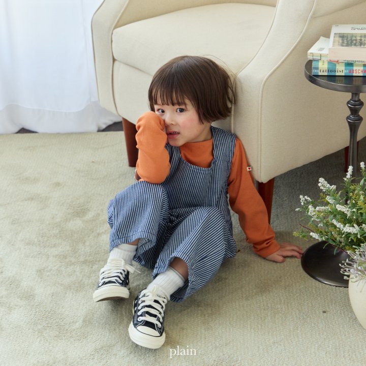 Plain - Korean Children Fashion - #discoveringself - Plain Boat Neck Tee - 6