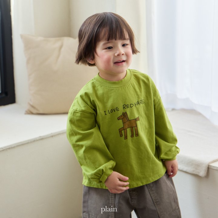 Plain - Korean Children Fashion - #discoveringself - Mock Neck Rib Tee - 3