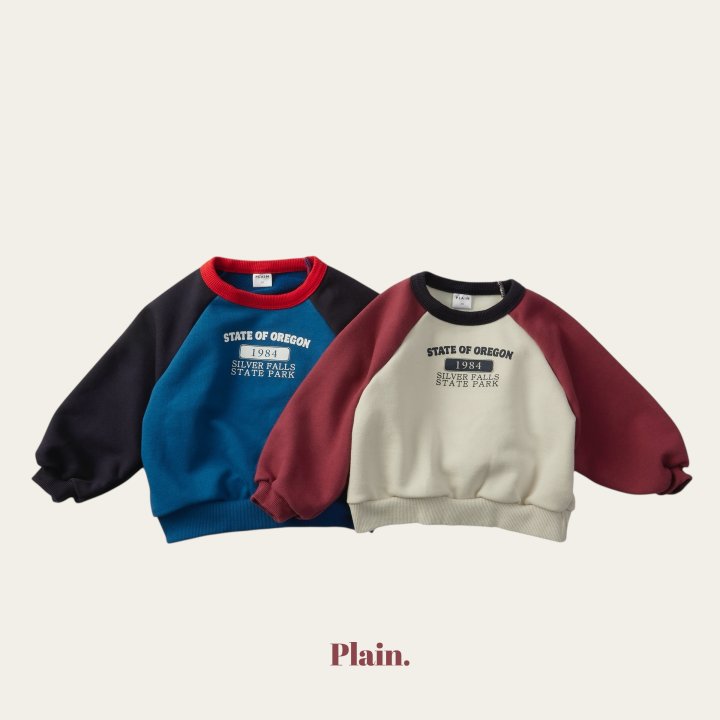 Plain - Korean Children Fashion - #discoveringself - 1984 Raglan Sweatshirt - 10