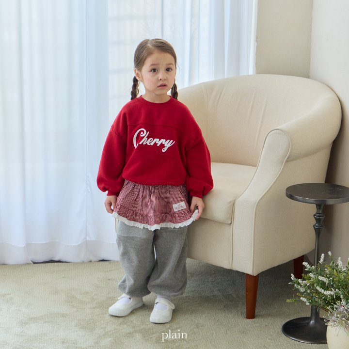 Plain - Korean Children Fashion - #discoveringself - Plain Half Half Jogger Pants - 6