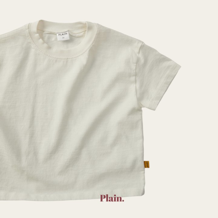 Plain - Korean Children Fashion - #kidsshorts - Wave Short Sleeve Tee - 10