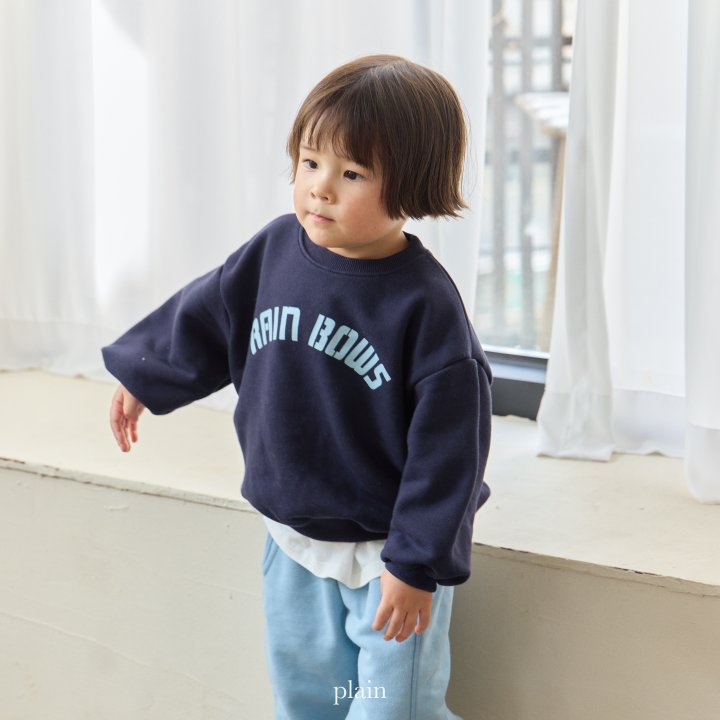 Plain - Korean Children Fashion - #fashionkids - Rainbow Sweatshirt - 4