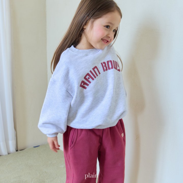 Plain - Korean Children Fashion - #kidzfashiontrend - Rainbow Sweatshirt - 6