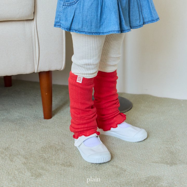 Plain - Korean Children Fashion - #kidzfashiontrend - Shirring Leggings - 9