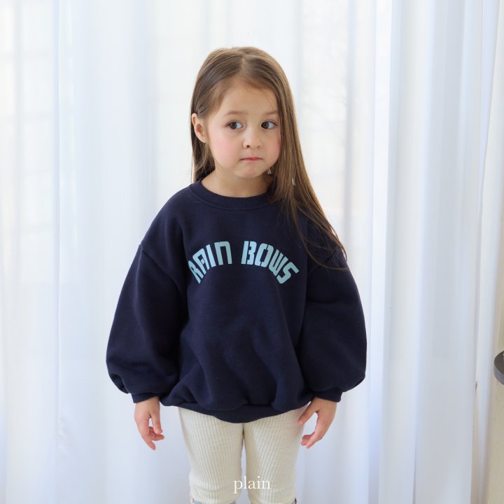 Plain - Korean Children Fashion - #littlefashionista - Rainbow Sweatshirt - 8