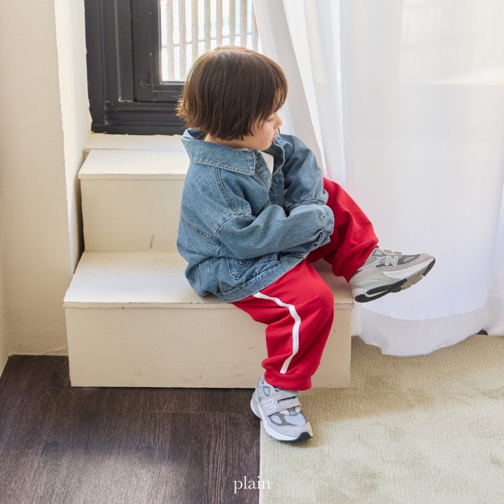 Plain - Korean Children Fashion - #littlefashionista - Tape Pants - 8