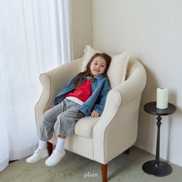 Plain - Korean Children Fashion - #magicofchildhood - Dot Layered Tee (Tee+Sleeveless Set) - 12