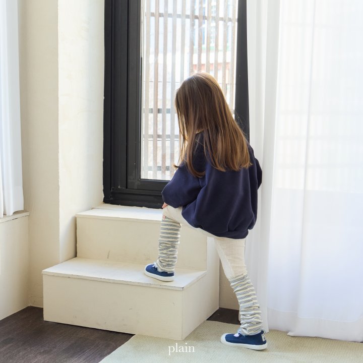 Plain - Korean Children Fashion - #magicofchildhood - Rainbow Sweatshirt - 9