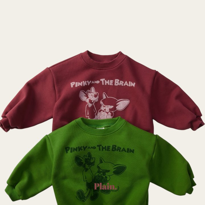 Plain - Korean Children Fashion - #magicofchildhood - Brain Sweatshirt - 8