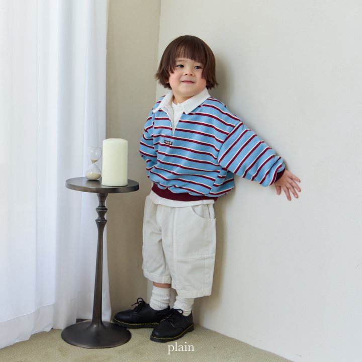 Plain - Korean Children Fashion - #magicofchildhood - Plain Collar Sweatshirt - 5