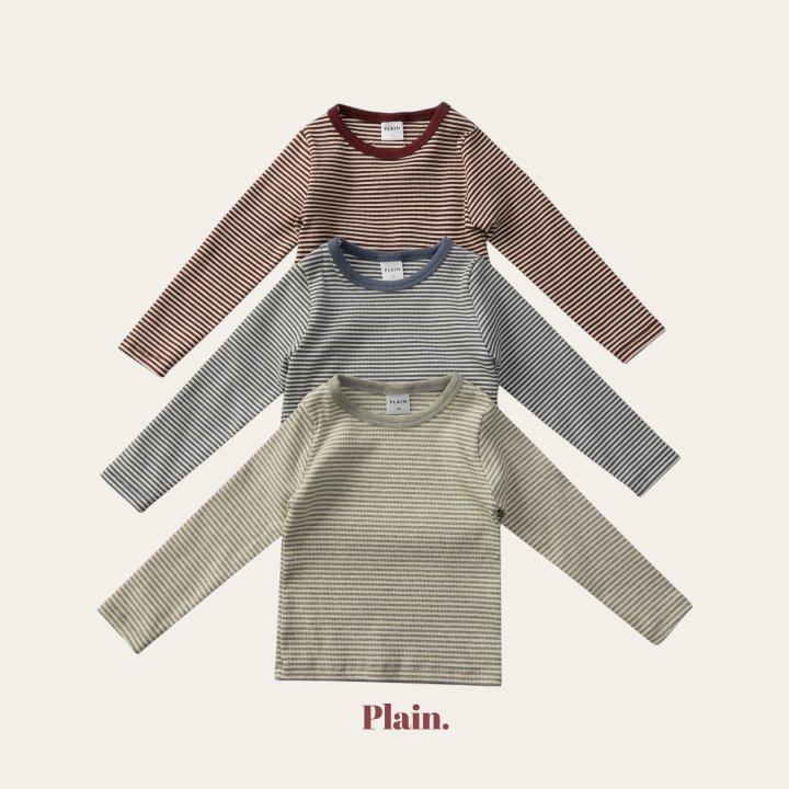 Plain - Korean Children Fashion - #minifashionista - Plain Slim Tee