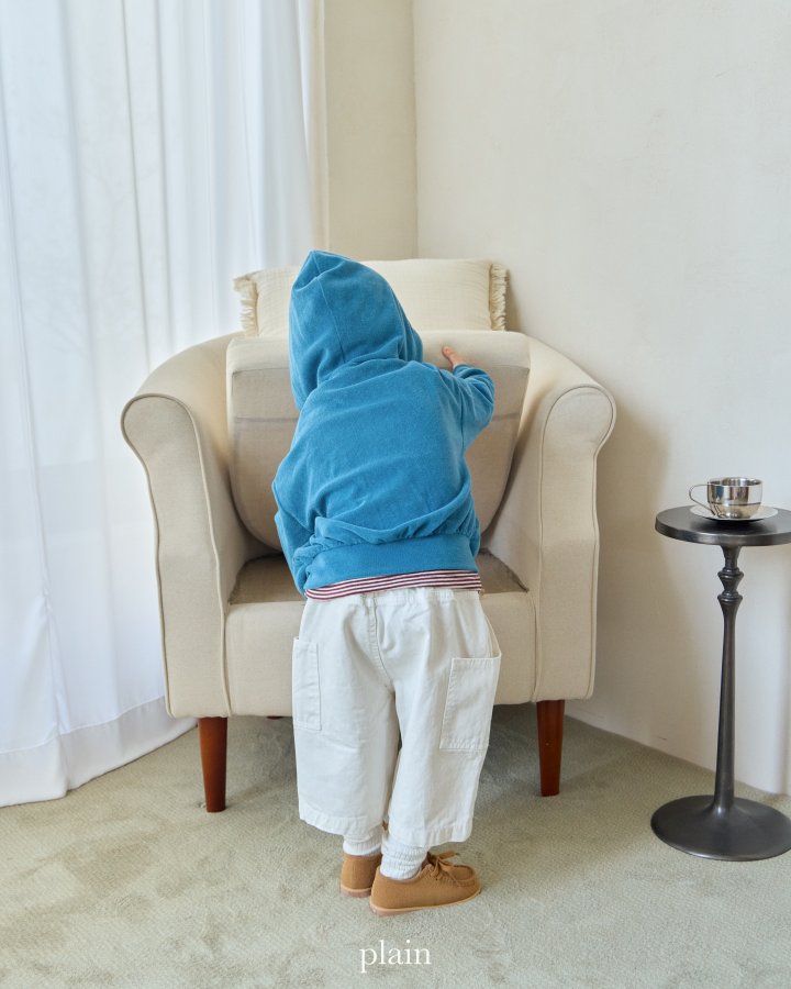 Plain - Korean Children Fashion - #minifashionista - Ordinary Hood Zip-Up - 3